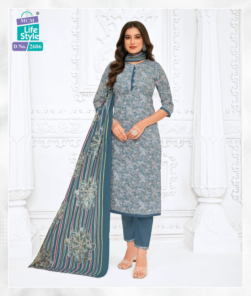 Mcm Lifestyle Priyalaxmi Vol 26 Cotton Printed Unstitched Salwar Suits