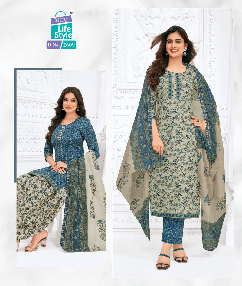 Mcm Lifestyle Priyalaxmi Vol 26 Cotton Printed Unstitched Salwar Suits