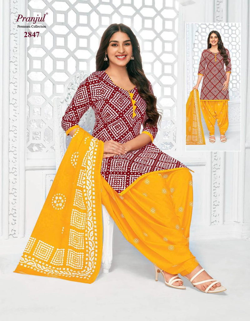 Pranjul Fashion Priyanshi Vol 28 Cotton Printed Salwar Suits