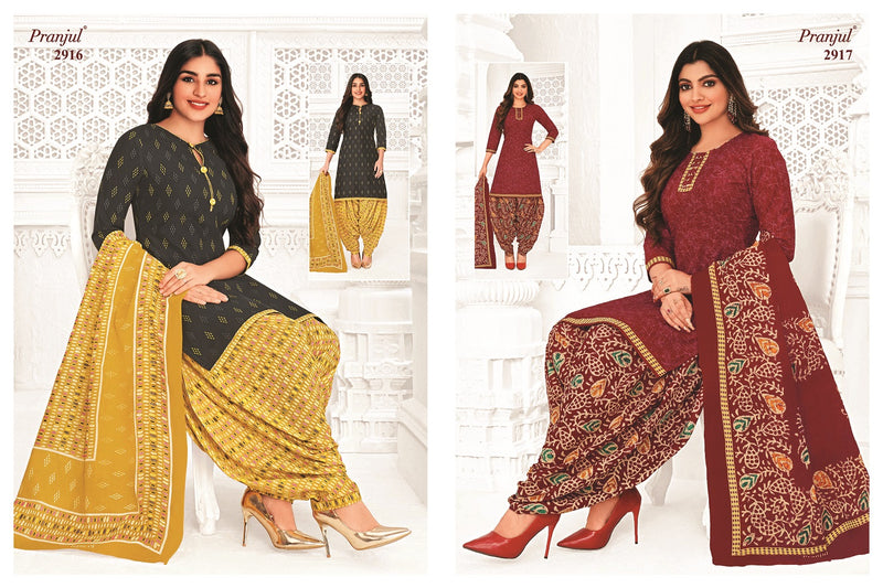 Pranjul Fashion Priyanshi Vol 29 Cotton Printed Patiyala Suit Collection