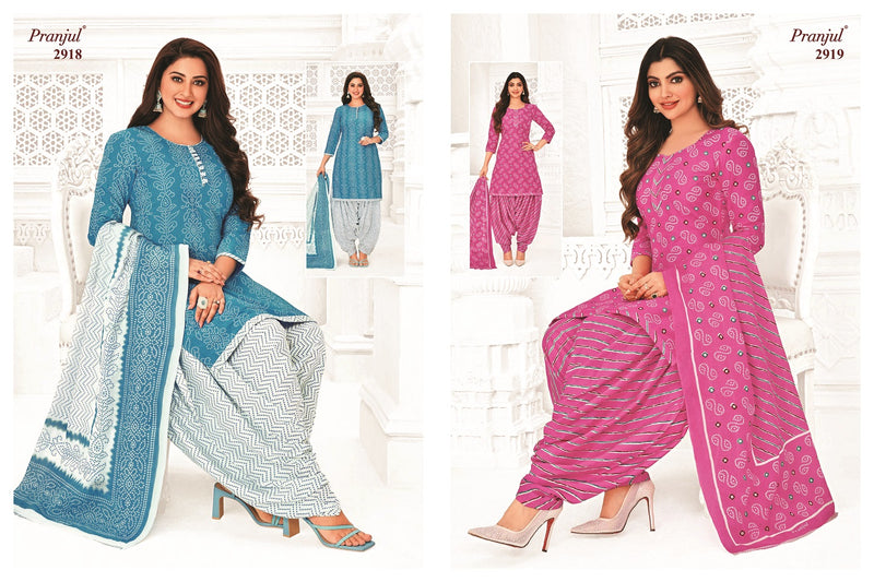 Pranjul Fashion Priyanshi Vol 29 Cotton Printed Patiyala Suit Collection