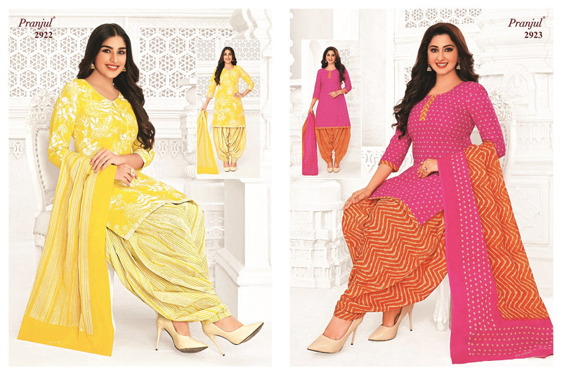 Pranjul Fashion Priyanshi Vol 29 Cotton Printed Patiyala Suit Collection