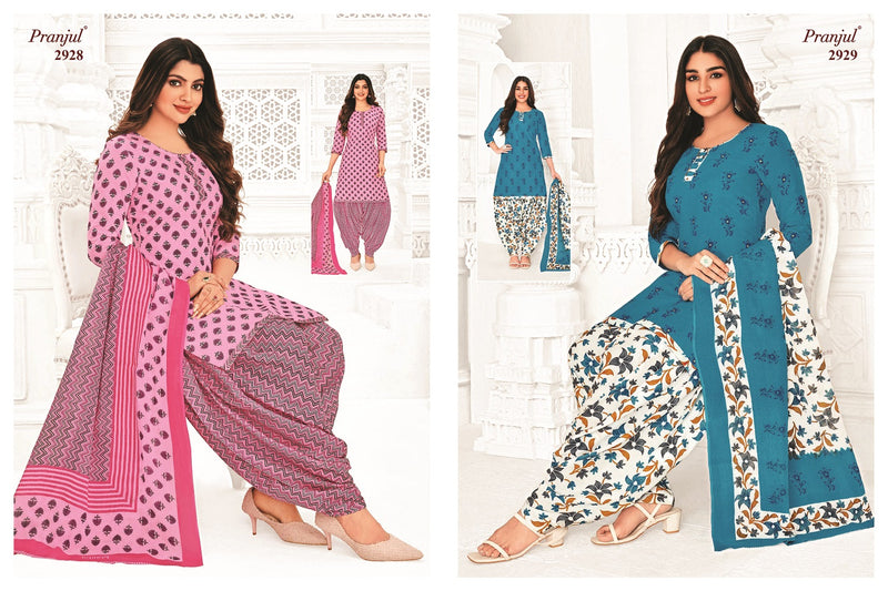 Pranjul Fashion Priyanshi Vol 29 Cotton Printed Patiyala Suit Collection