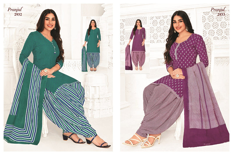 Pranjul Fashion Priyanshi Vol 29 Cotton Printed Patiyala Suit Collection