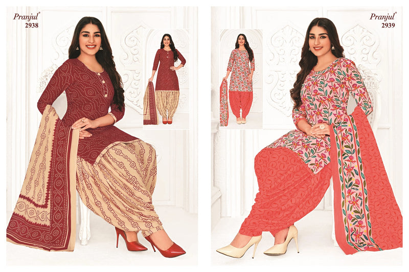 Pranjul Fashion Priyanshi Vol 29 Cotton Printed Patiyala Suit Collection