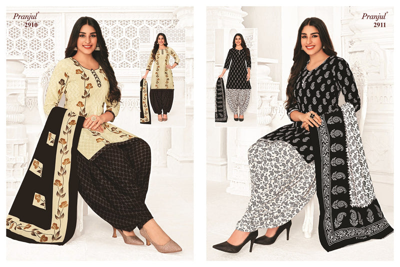Pranjul Fashion Priyanshi Vol 29 Cotton Printed Patiyala Suit Collection