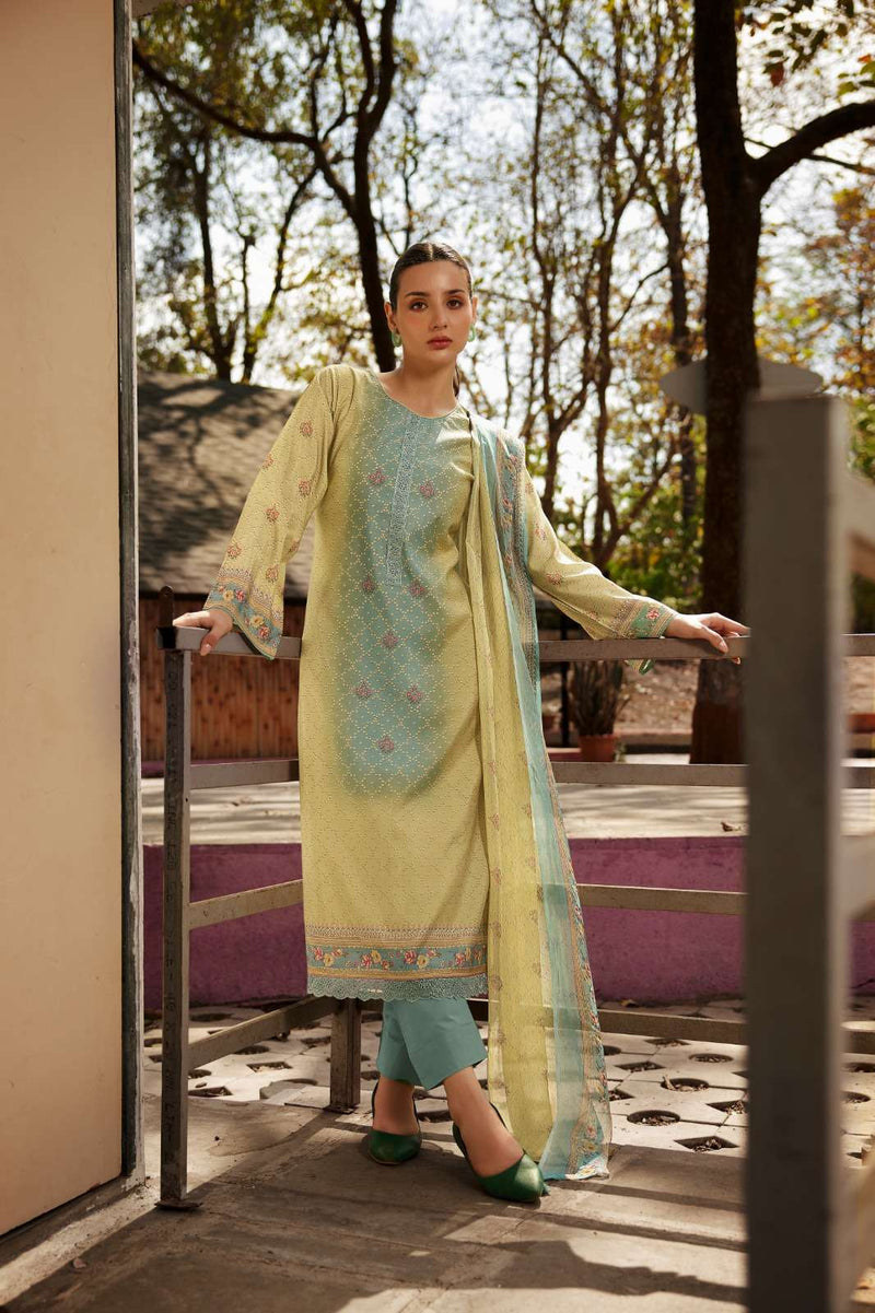 PRM Trendz Nafisha Muslin Silk Digital Print With Heavy Fancy Work Casual Salwar Suit