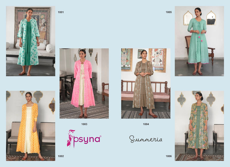 Psyna Summeria Cotton Printed Fancy Designer Printed Kurti