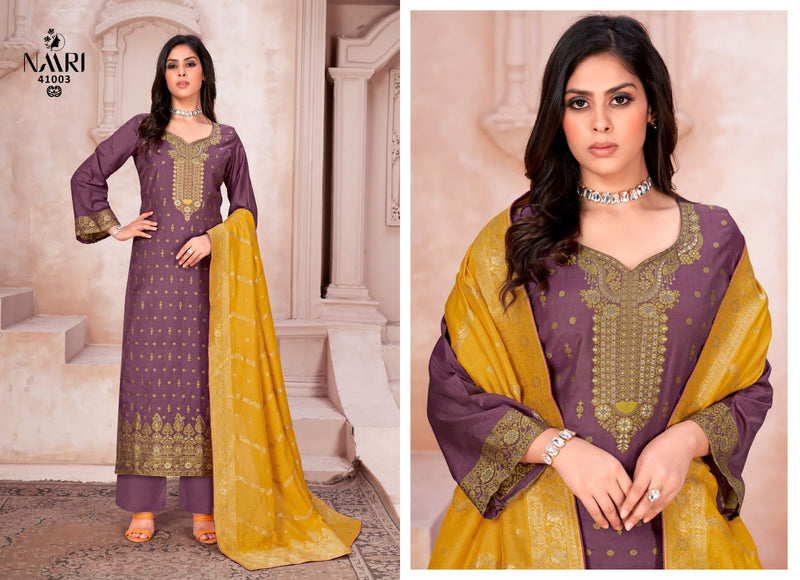 Naari Punch Vol 2 Jacquard Embroidery Designer Suits Collections