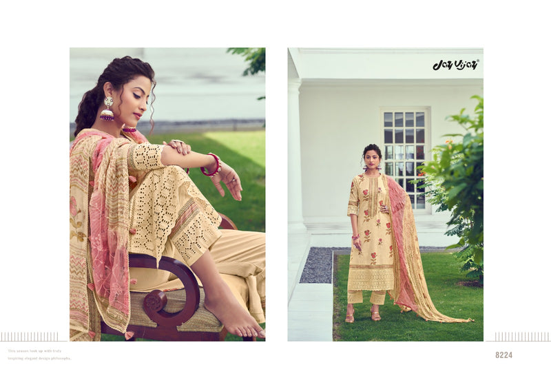 Jay Vijay Purvai Vol 2 Cotton Fancy Embroidery & Lace Work Designer Heavy Suits