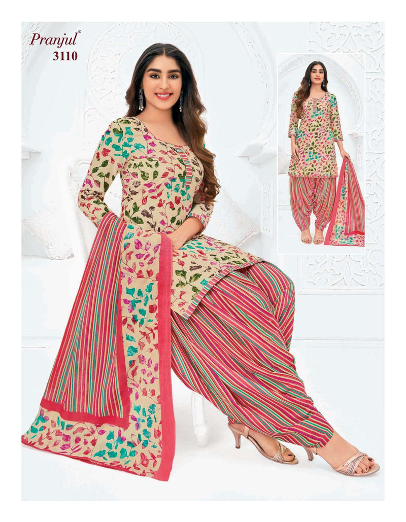 Pranjul Fashion Priyanshi Vol 31 Cotton Ptinted Digital Heavy Embroidery Work Salwar Kameez