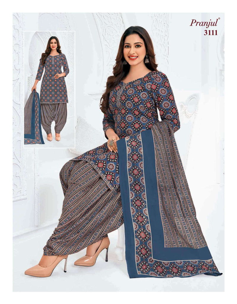 Pranjul Fashion Priyanshi Vol 31 Cotton Ptinted Digital Heavy Embroidery Work Salwar Kameez