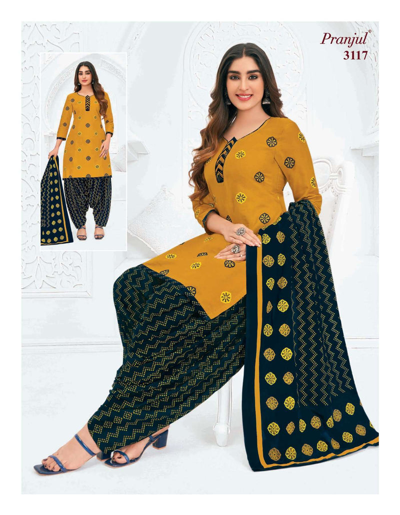 Pranjul Fashion Priyanshi Vol 31 Cotton Ptinted Digital Heavy Embroidery Work Salwar Kameez