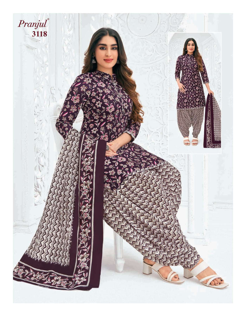 Pranjul Fashion Priyanshi Vol 31 Cotton Ptinted Digital Heavy Embroidery Work Salwar Kameez