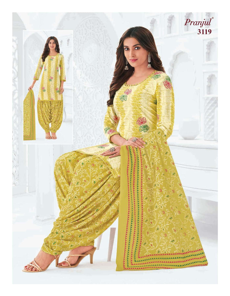 Pranjul Fashion Priyanshi Vol 31 Cotton Ptinted Digital Heavy Embroidery Work Salwar Kameez