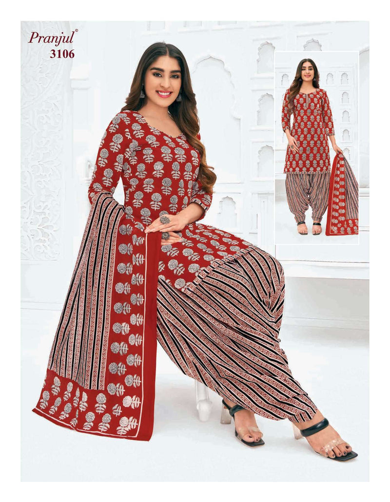 Pranjul Fashion Priyanshi Vol 31 Cotton Ptinted Digital Heavy Embroidery Work Salwar Kameez