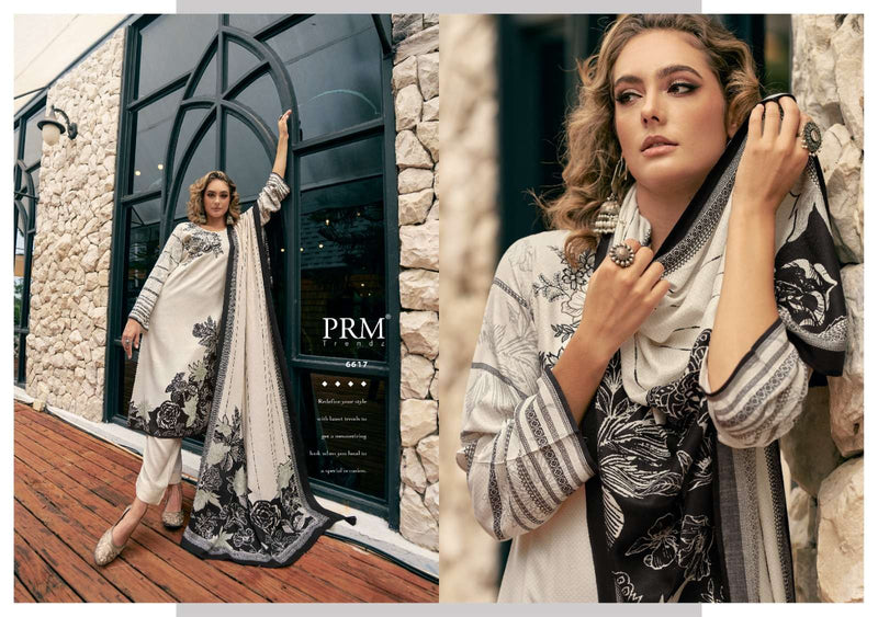 Prm Trendz Antara Viscose Pashmina Digital Print Fancy Work Salwar Suit