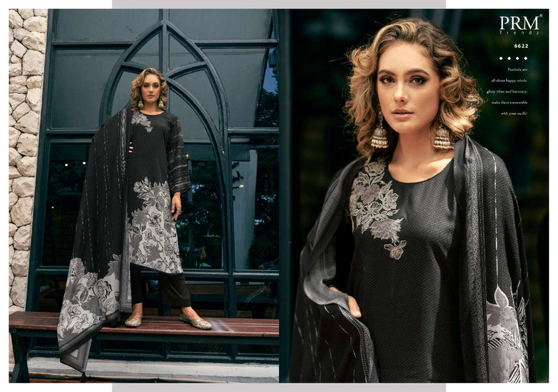 Prm Trendz Antara Viscose Pashmina Digital Print Fancy Work Salwar Suit