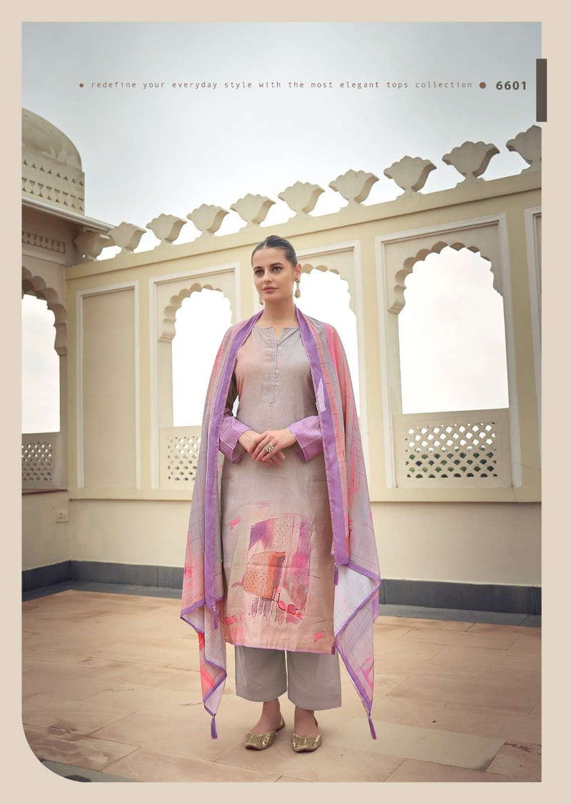 Prm Trendz Eknoor Pure Simar Muslin Silk Fancy Work Salwar Suit
