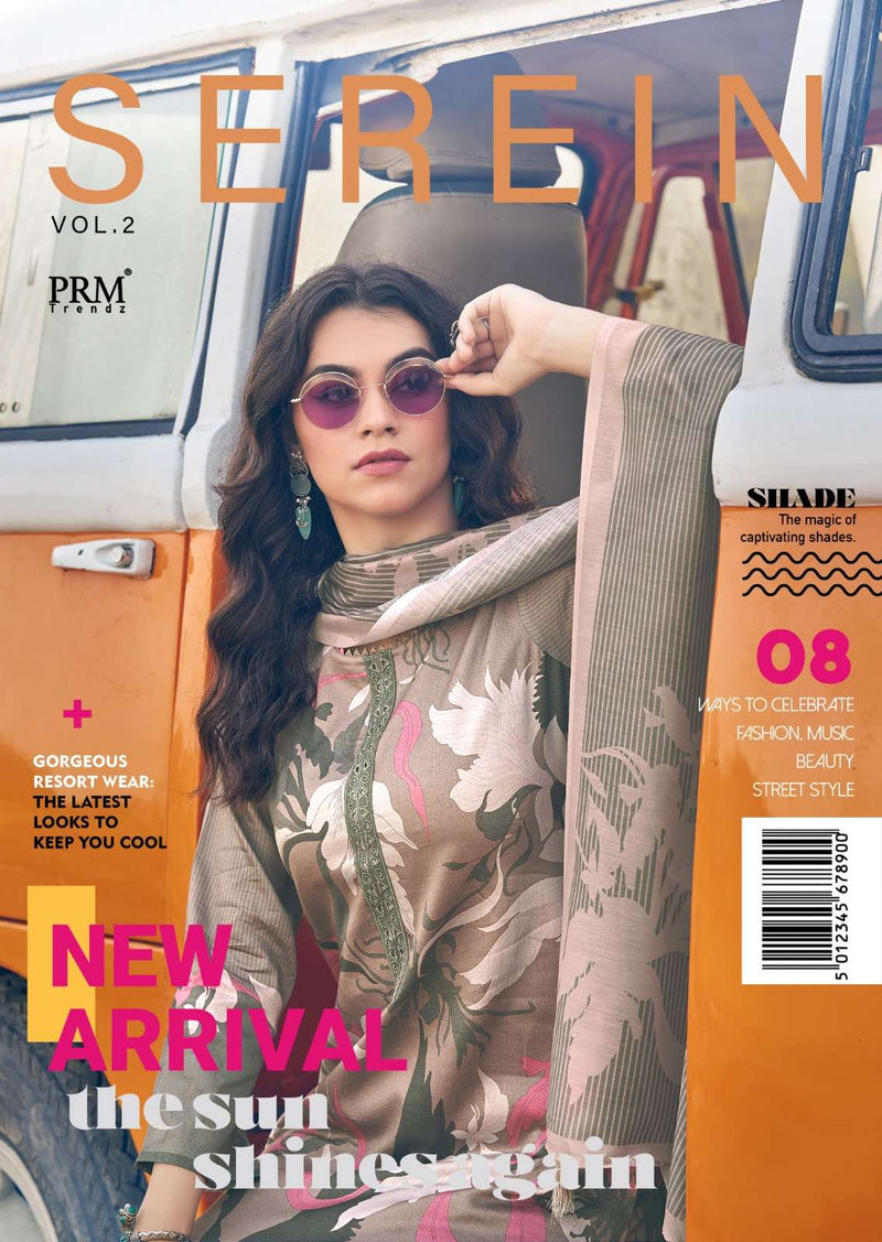 Prm Trendz Serein Vol 2 Jam Cotton With Fancy Work With Digital Printed Salwar Suit