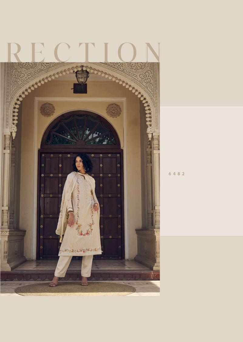 Prm Trendz Spring Glory Lawn Cotton Lines Petting With Fancy Work With Digital Printed Salwar Suit