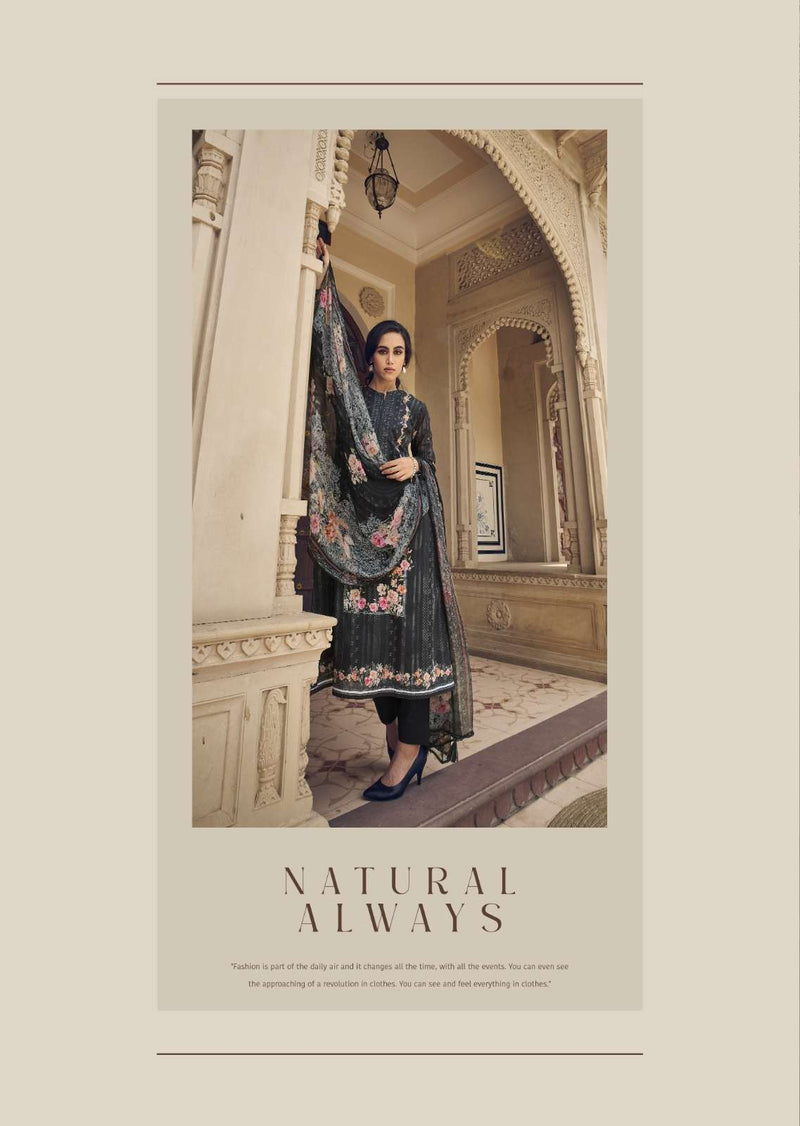Prm Trendz Spring Glory Lawn Cotton Lines Petting With Fancy Work With Digital Printed Salwar Suit