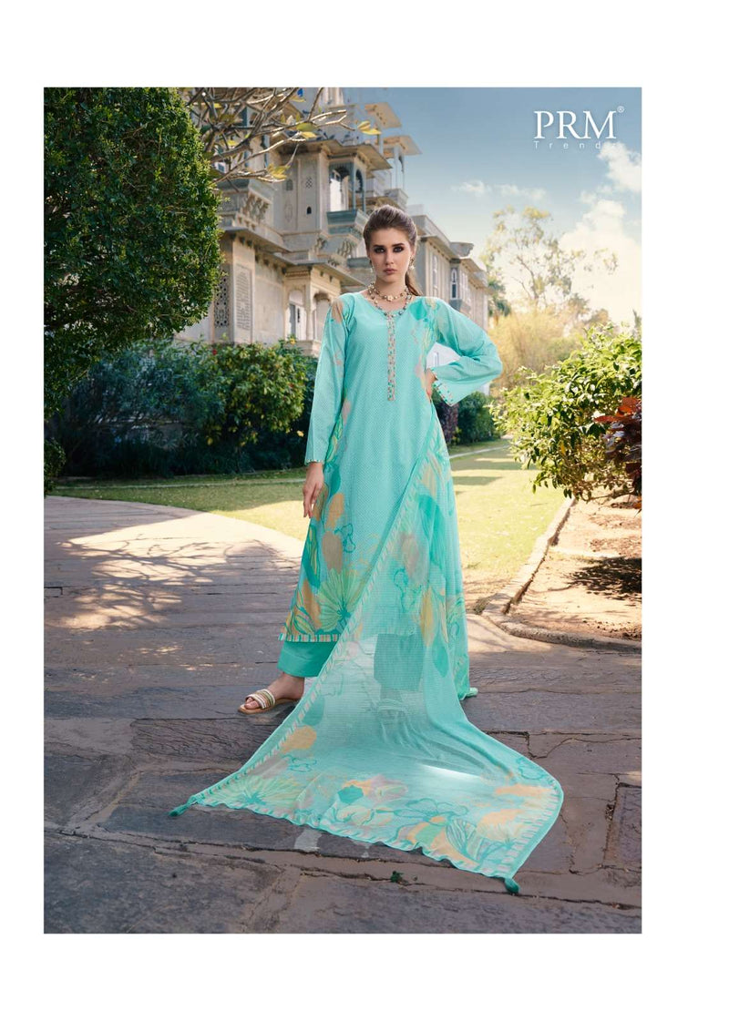 Prm Trendz Summer Cover Story Lawn Cotton With Fancy Work With Handwork With Digital Printed Salwar Kameez