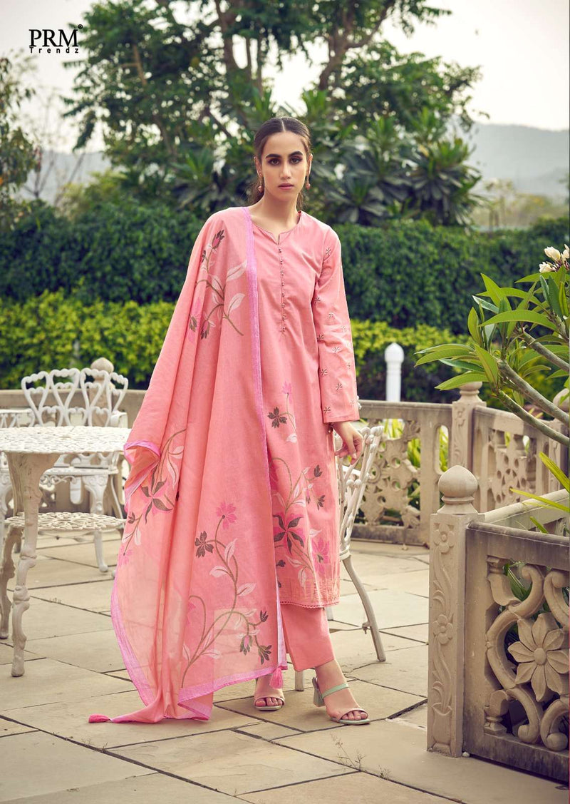 Prm Trendz The Elnaz Collection Lawn Cotton Fancy Designer Work Salwar Kameez