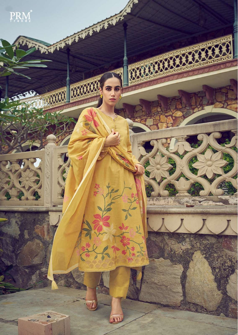 Prm Trendz The Elnaz Collection Lawn Cotton Fancy Designer Work Salwar Kameez