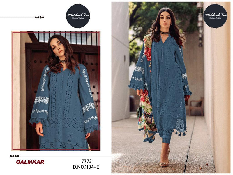 Mehboob Tex Qalmakar Collection Vol 2 Cotton With Heavy Self Embroidery Fancy Salwar Kameez