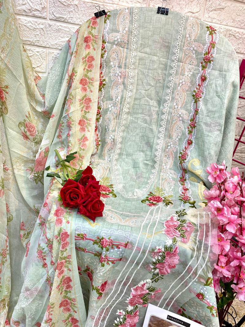 Sharaddha Nx Queen Coourt Vol 1 Lawn Cotton Pakistani Salwar Kameez