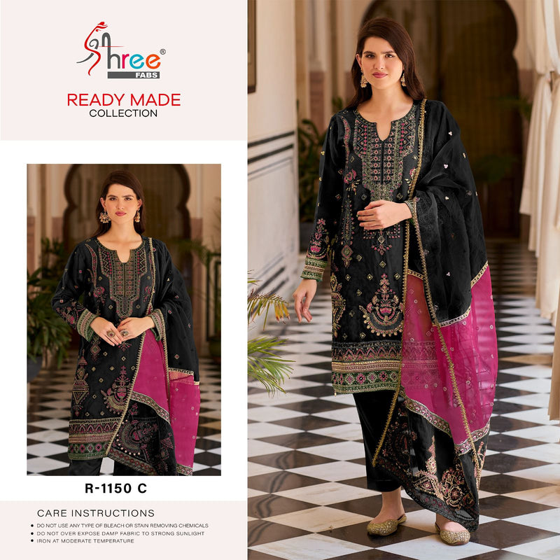 Shree Fabs R 1150 Organza Heavy Beautiful Embroidered Pakistani Suits