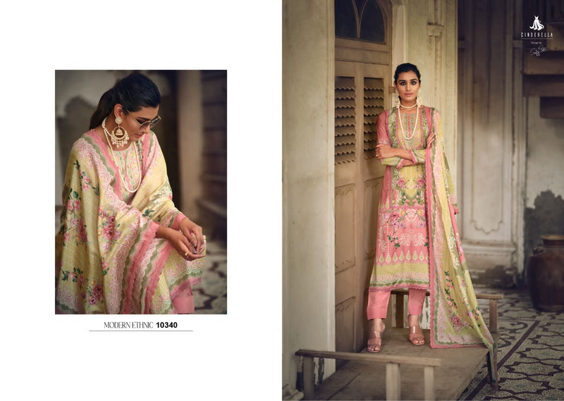 Cindrella Raaya Muslin Digital Printed Fancy Pakistani Salwar Suits