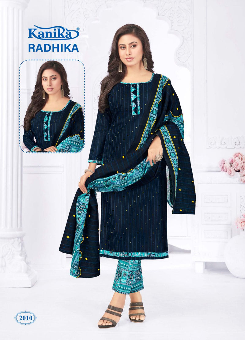 Kanika Radhika Vol 2 Cotton Printed Regular Wear Salwar Suit Collection