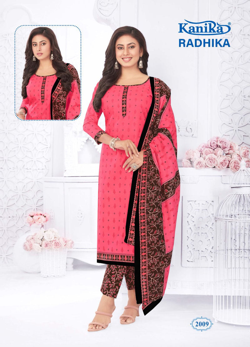 Kanika Radhika Vol 2 Cotton Printed Regular Wear Salwar Suit Collection
