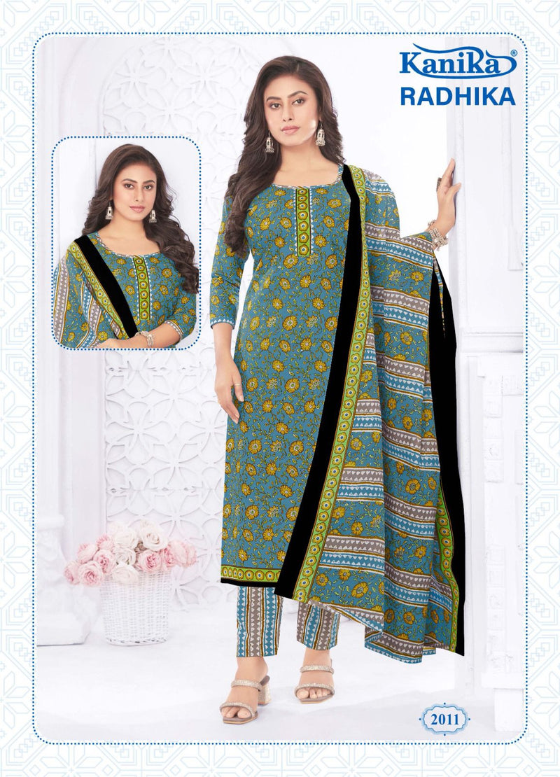 Kanika Radhika Vol 2 Cotton Printed Regular Wear Salwar Suit Collection