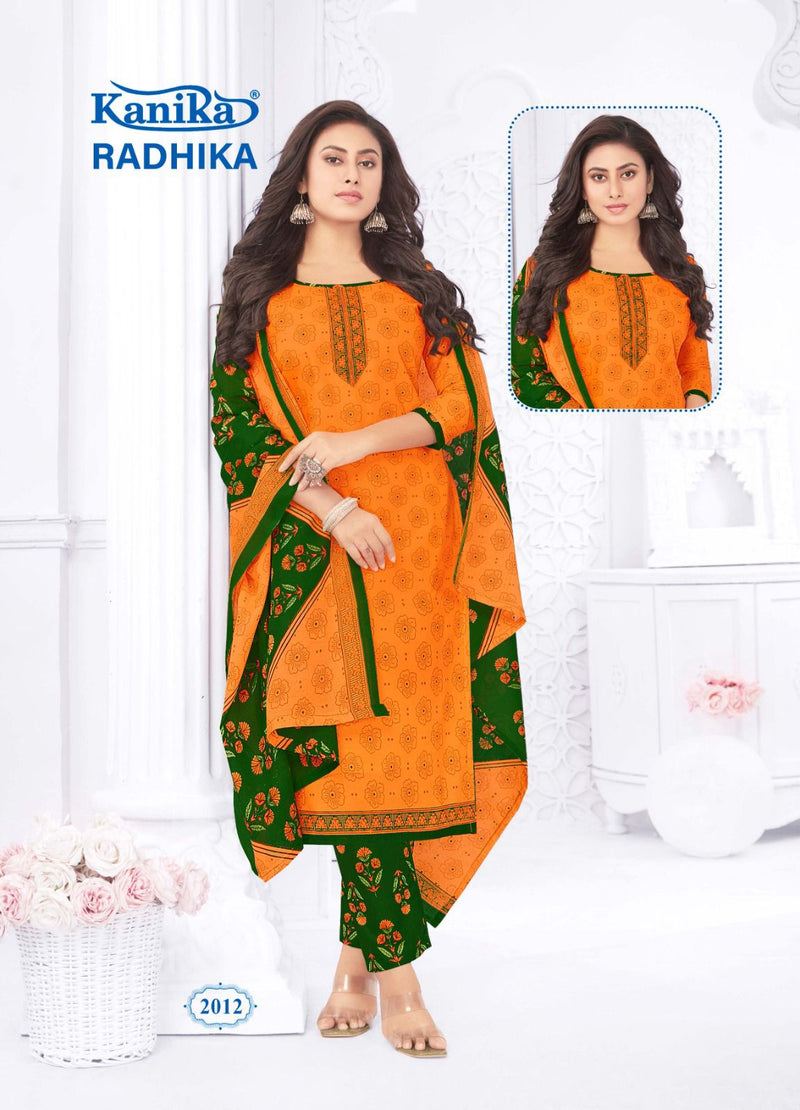 Kanika Radhika Vol 2 Cotton Printed Regular Wear Salwar Suit Collection