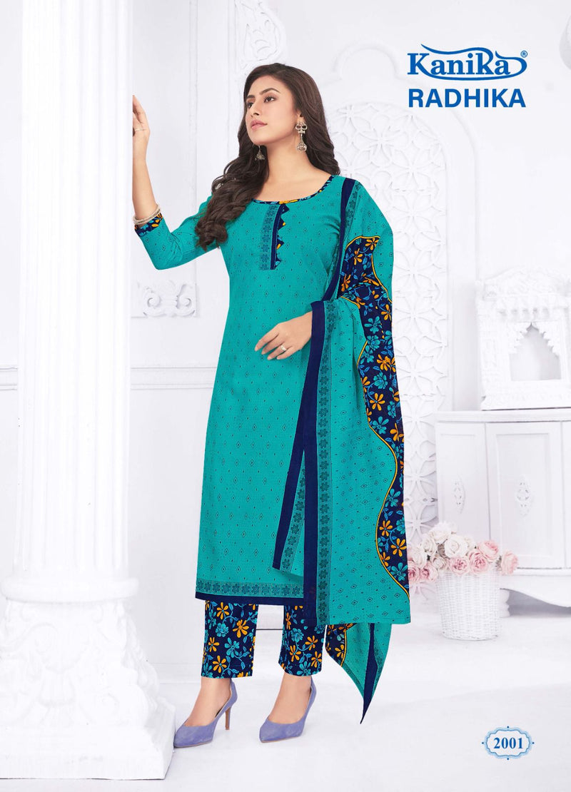Kanika Radhika Vol 2 Cotton Printed Regular Wear Salwar Suit Collection