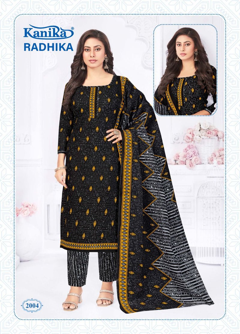 Kanika Radhika Vol 2 Cotton Printed Regular Wear Salwar Suit Collection
