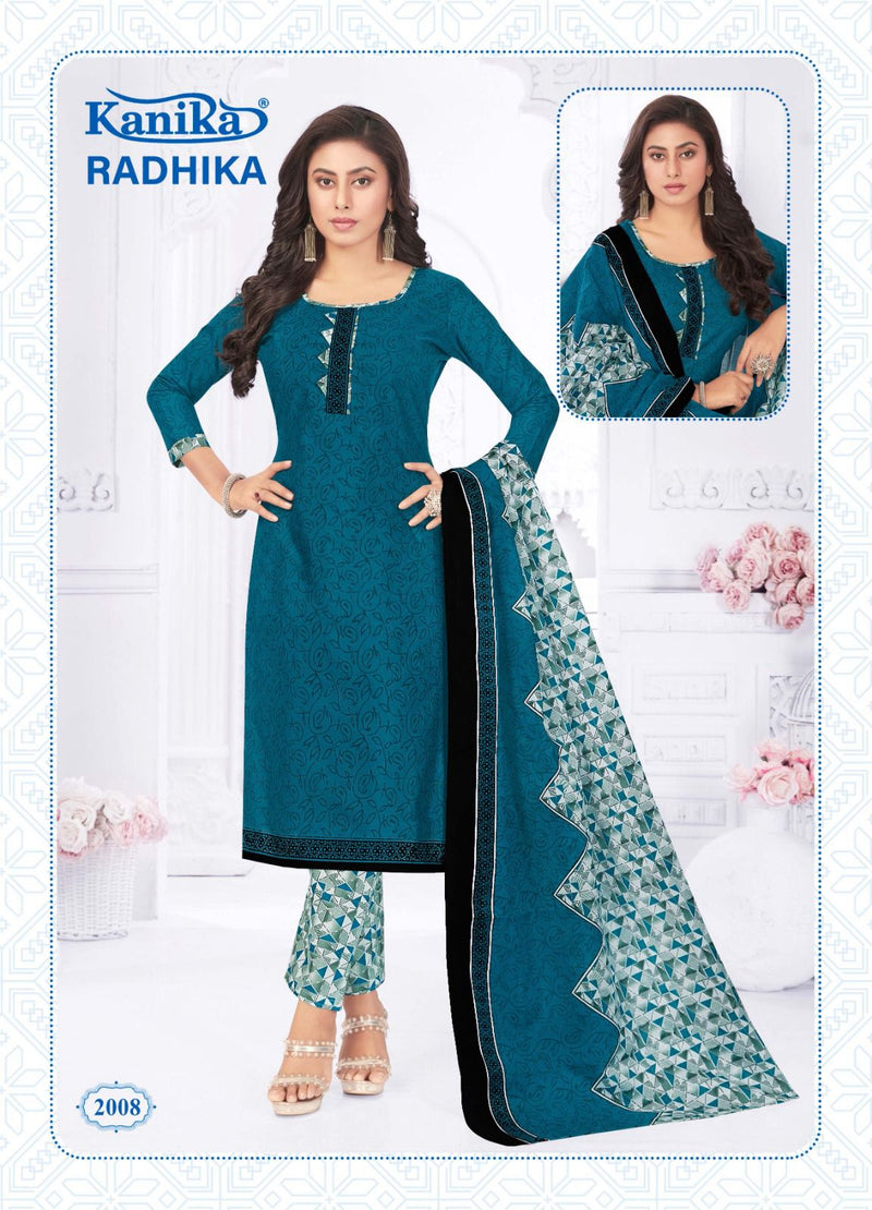 Kanika Radhika Vol 2 Cotton Printed Regular Wear Salwar Suit Collection