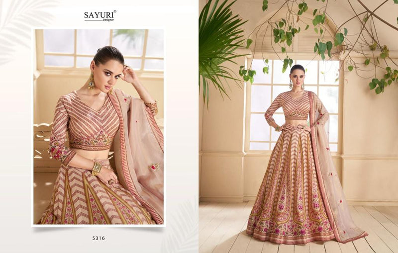 Sayuri Designer Rangoli Georgette Designer Festive Lehnga Choli Collection