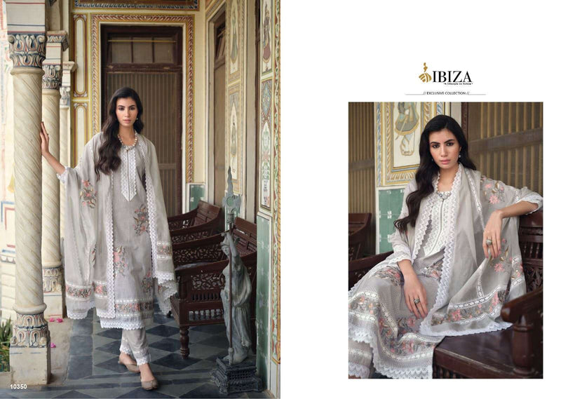 Ibiza Raysa Lilen Cotton Embroidery Designer Fancy Suits
