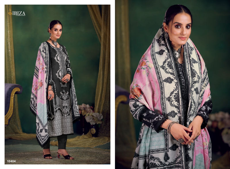 Ibiza Riyasat Vol 3 Muslin Digital Print With Fancy Hand Work Designer Suits