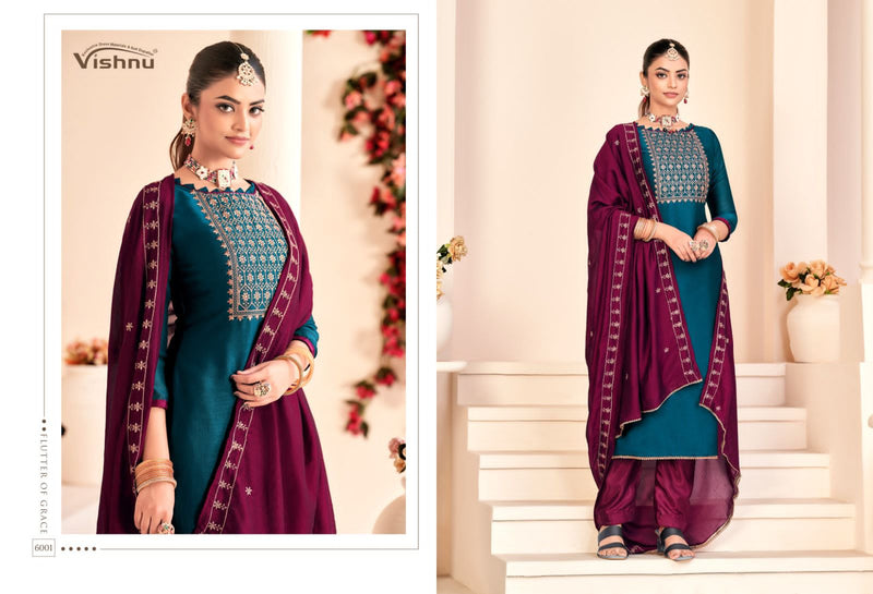 Vishnu Impex Rose Gold Vol 3 Silk Fancy Salwar Suits