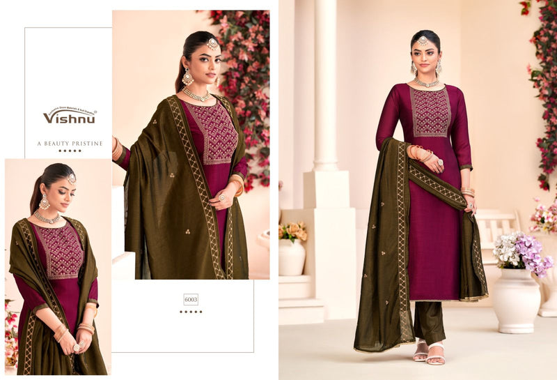 Vishnu Impex Rose Gold Vol 3 Silk Fancy Salwar Suits