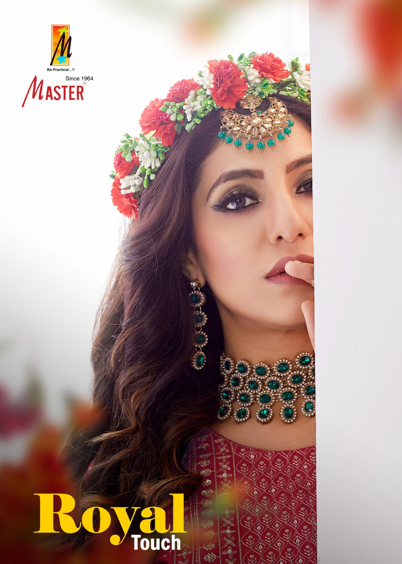 Master Royal Touch Rayon Foil Printed Kurti With Patiyala Bottom & Dupatta Combo