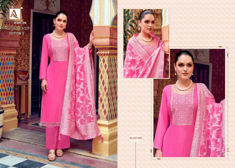 Alok Suits Royal Touch Edition Vol 3 Viscose Thread Work  Designer Suits