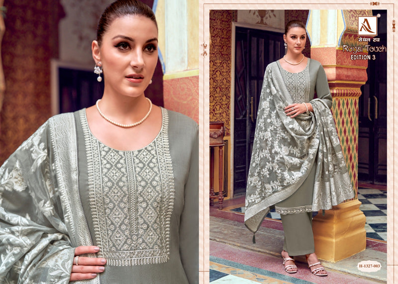 Alok Suits Royal Touch Edition Vol 3 Viscose Thread Work  Designer Suits