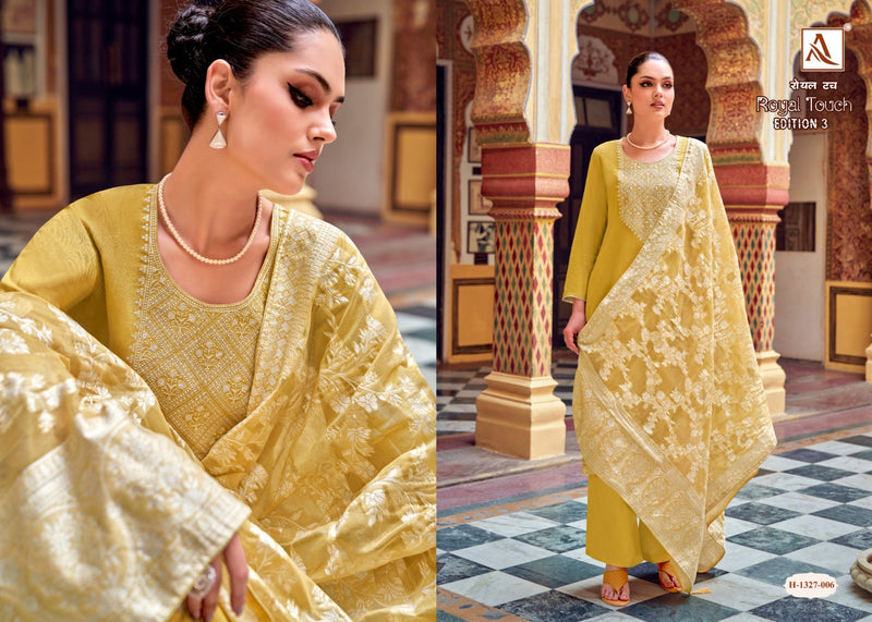 Alok Suits Royal Touch Edition Vol 3 Viscose Thread Work  Designer Suits