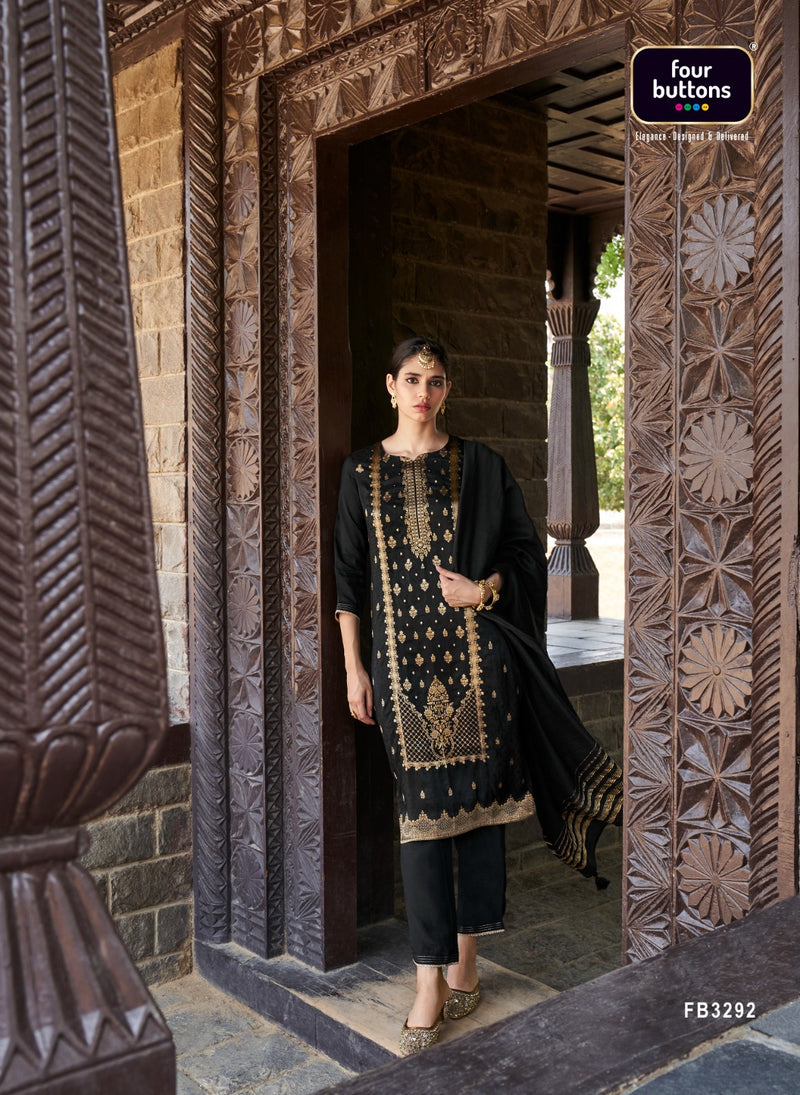 Four Buttons Royalty Vol 5 Jacquard Exclusive Party Wear Suits